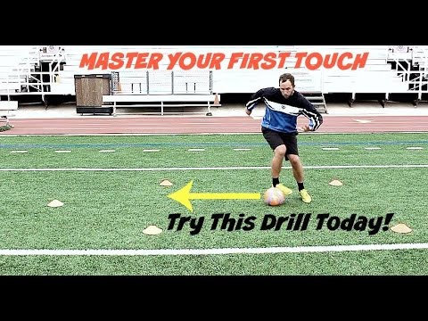 First Touch Soccer Drill To Help You Stay Calm Under Pressure