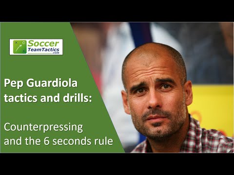 Pep Guardiola tactics and drills: Counterpressing and the 6 seconds rule